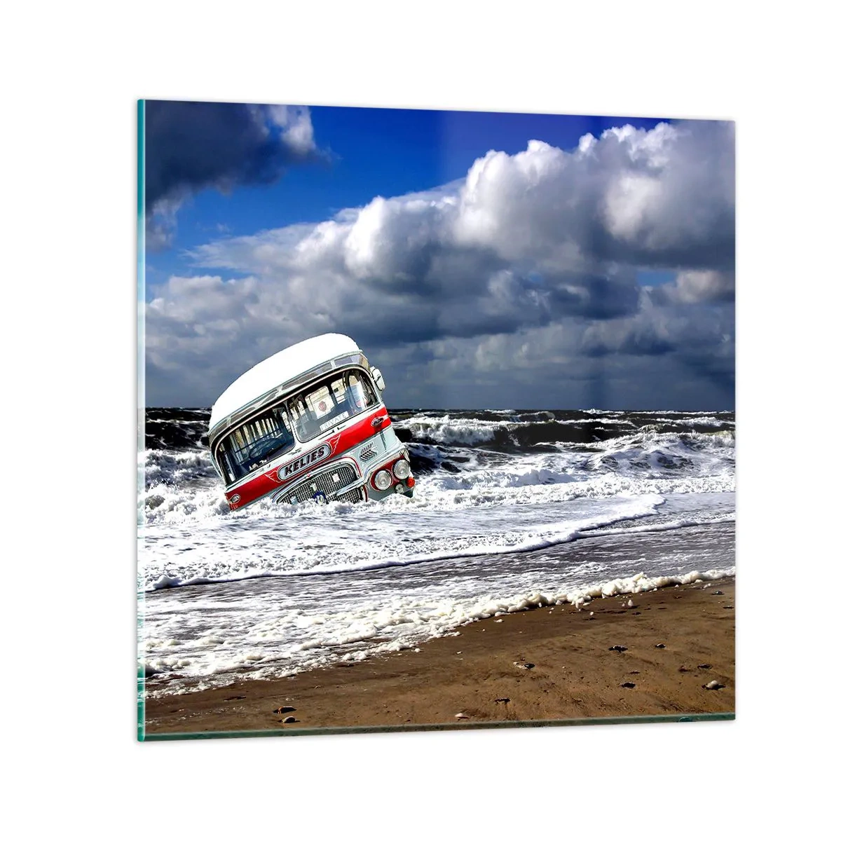 Impression sur verre - Image sur verre - Et qu'est-ce qui vous étonne ? - 60x60 cm