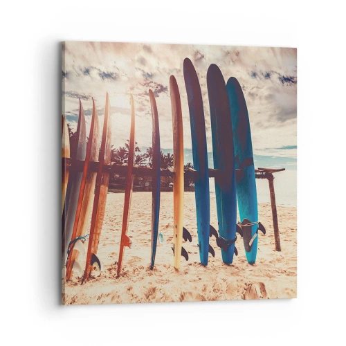 Impression sur toile - Image sur toile - Bonne nuit, à demain - 70x70 cm