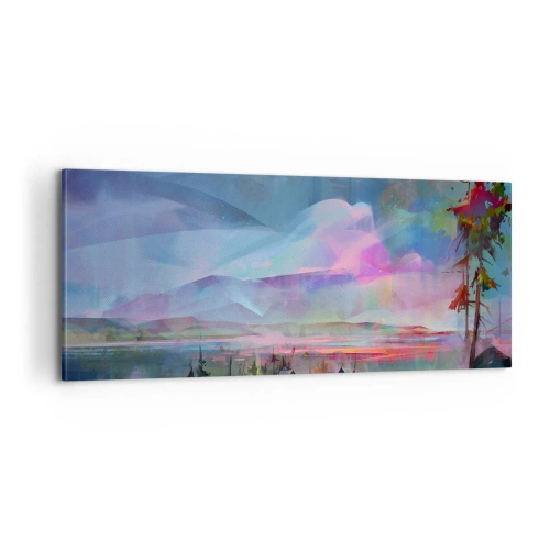 Impression sur toile - Image sur toile - Sous un ciel bienveillant - 100x40 cm