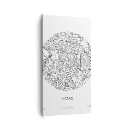 Impression sur toile - Image sur toile - Anatomie de Madrid - 65x120 cm