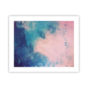 Affiche - Poster - Etreintes bleues - 50x40 cm