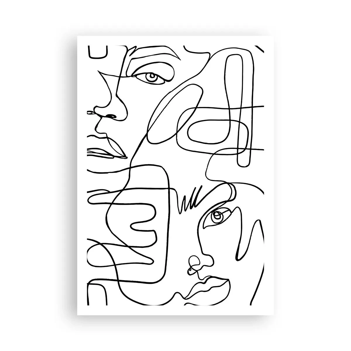 Affiche - Poster - Dans des émotions enchevêtrées - 70x100 cm