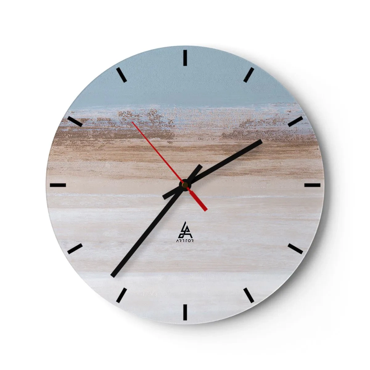 Horloge murale - Pendule murale - Paysage ambigu - 40x40 cm