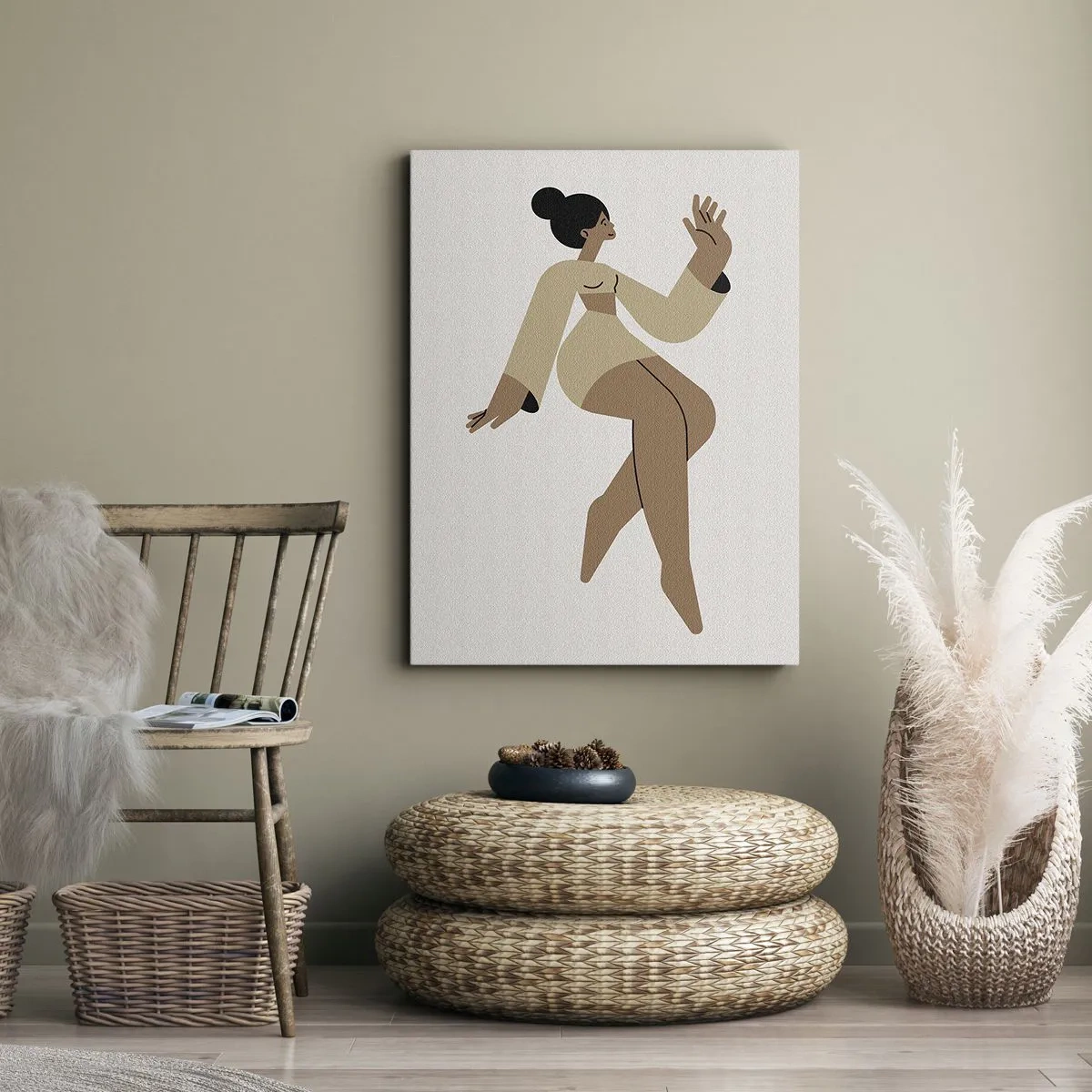 Impression sur toile - Image sur toile - Une forme gracieuse - 70x100 cm