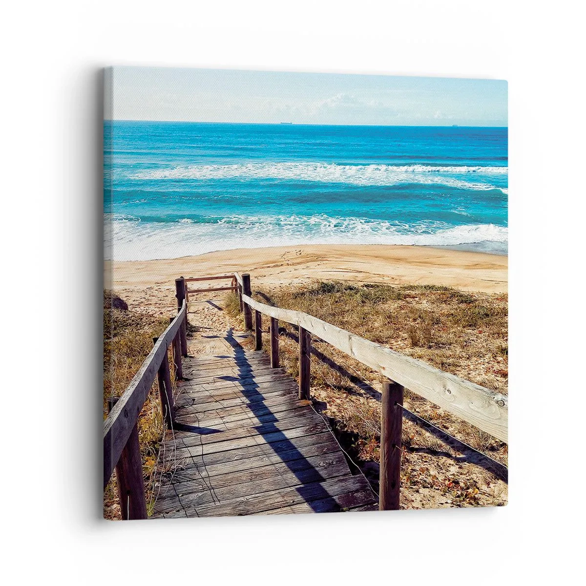 Impression sur toile - Image sur toile - Cours! - 30x30 cm