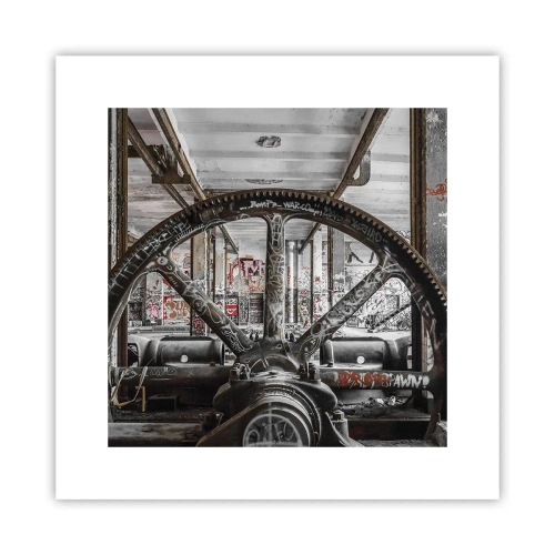 Affiche - Poster - Vie secrète d'une usine - 30x30 cm