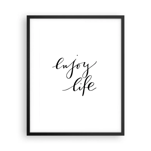 Affiche dans un cadre noir - Poster - Rien à ajouter.... - 40x50 cm