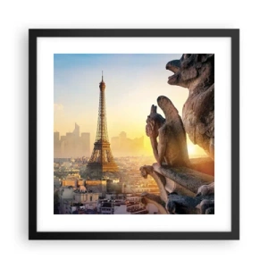 Affiche dans un cadre noir - Poster - Tellement de choses ont changés... - 40x40 cm