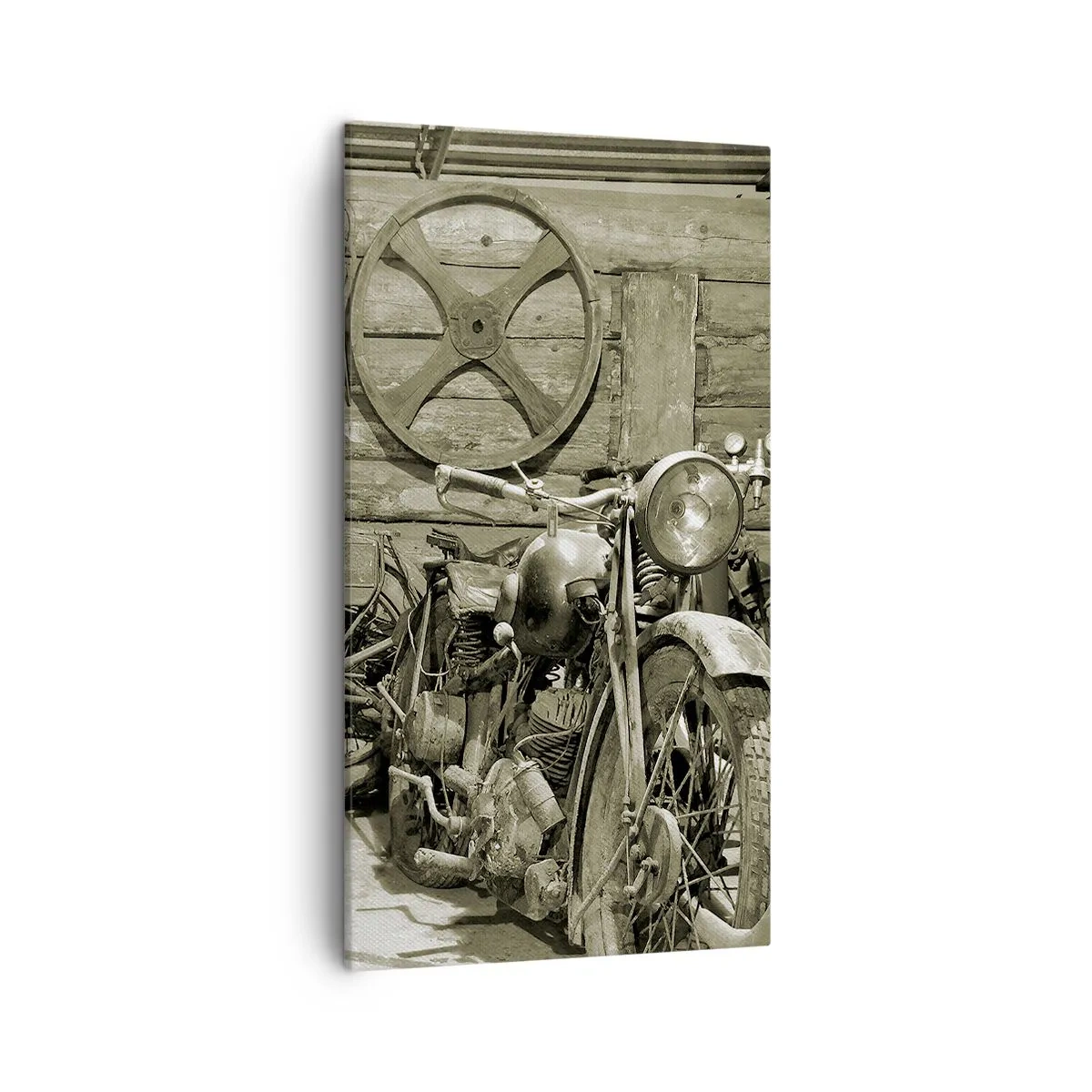 Impression sur toile - Image sur toile - Dans le hangar de l'oncle Władek - 45x80 cm