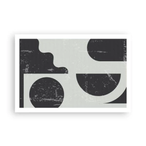 Affiche - Poster - Composition dessus et dessous - 91x61 cm