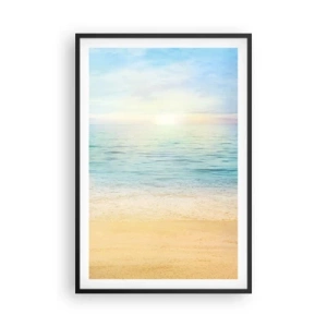 Affiche dans un cadre noir - Poster - Le grand bleu - 61x91 cm