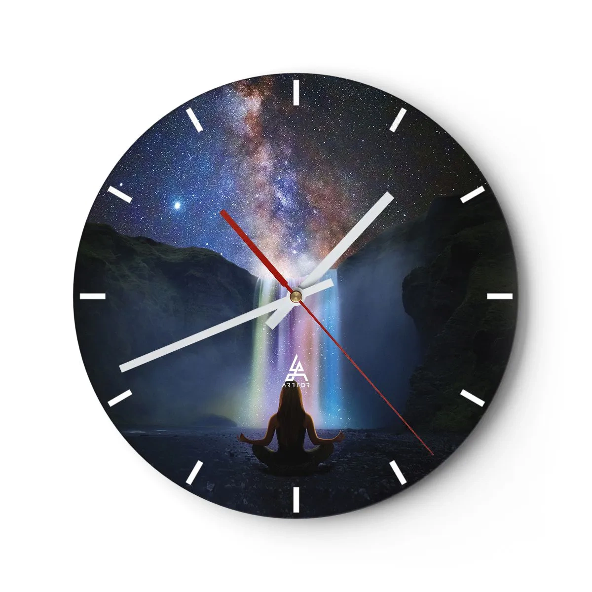 Horloge murale - Pendule murale - Harmonie absolue - 40x40 cm