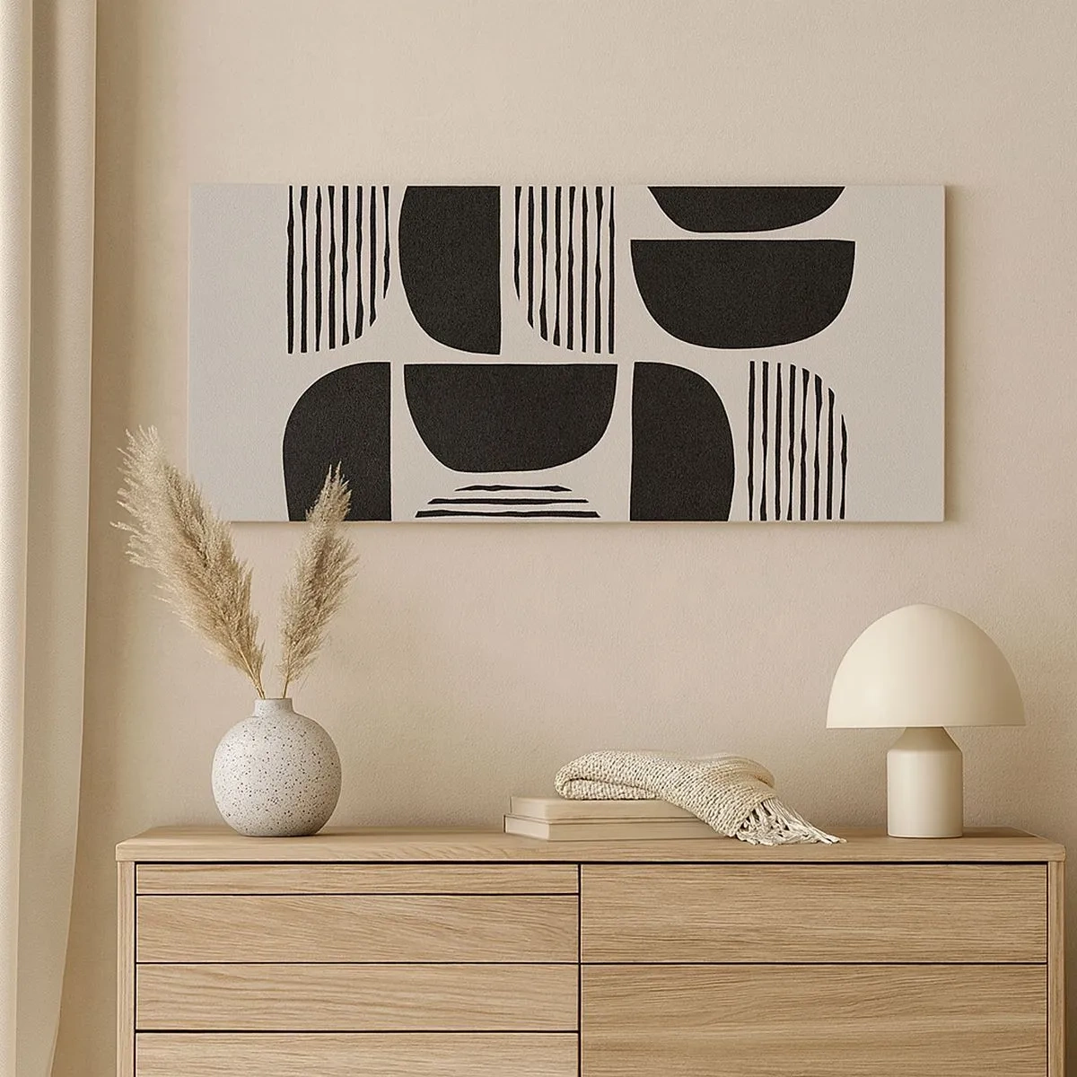 Impression sur toile - Image sur toile - Offres sans enthousiasme - 100x40 cm