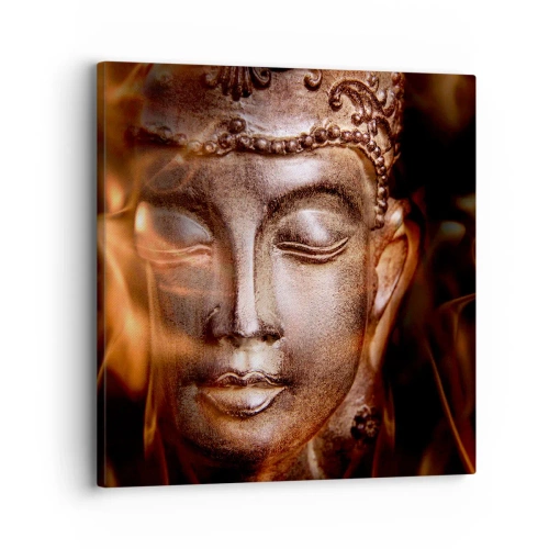 Impression sur toile - Image sur toile - Il n'existe qu'ici et maintenant - 30x30 cm