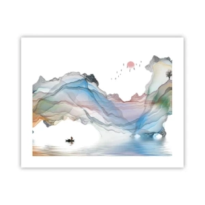 Affiche - Poster - Vers les montagnes de cristal - 50x40 cm