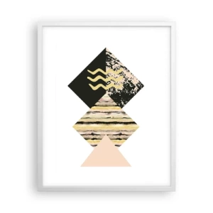 Affiche dans un cadre blanc - Poster - Pas si simple - 40x50 cm