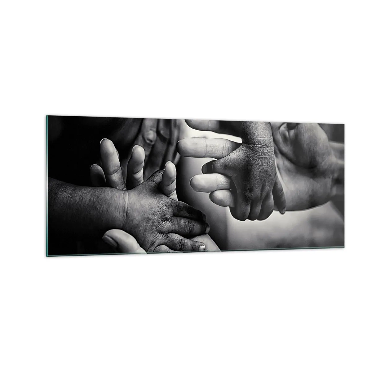 Impression sur verre - Image sur verre - Être humain - 100x40 cm