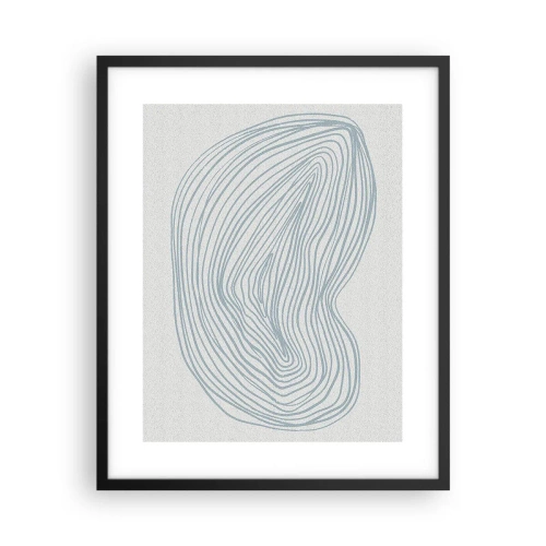 Affiche dans un cadre noir - Poster - Une goutte de sourire - 40x50 cm