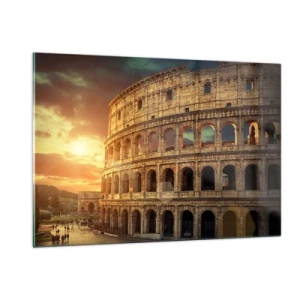 Impression sur verre - Image sur verre - Une impression colossale - 120x80cm - Une impression colossale - Décoration murale moderne pour le salon et la chambre ARTTOR