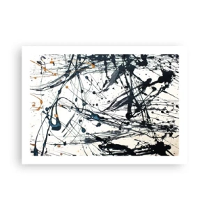 Affiche - Poster - Abstraction expressionniste - 70x50 cm