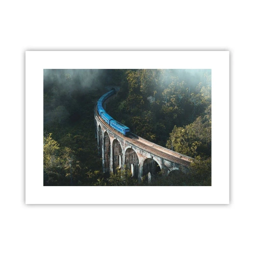 Affiche - Poster - Train nature - 40x30 cm