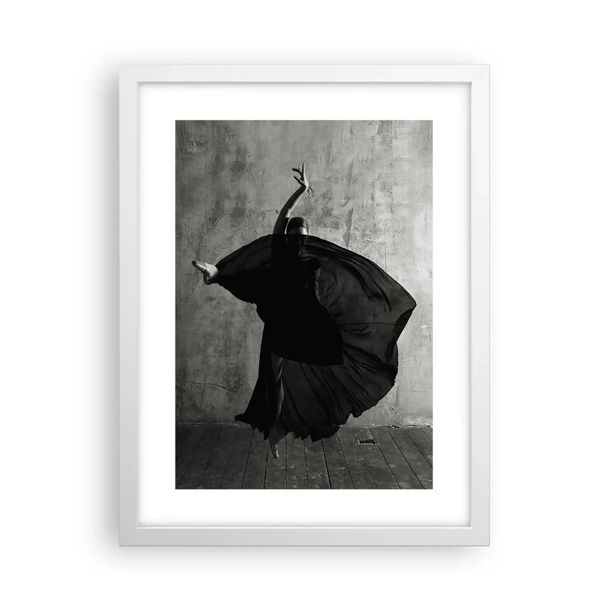 Affiche dans un cadre blanc - Poster - Pas plein de passion - 30x40 cm