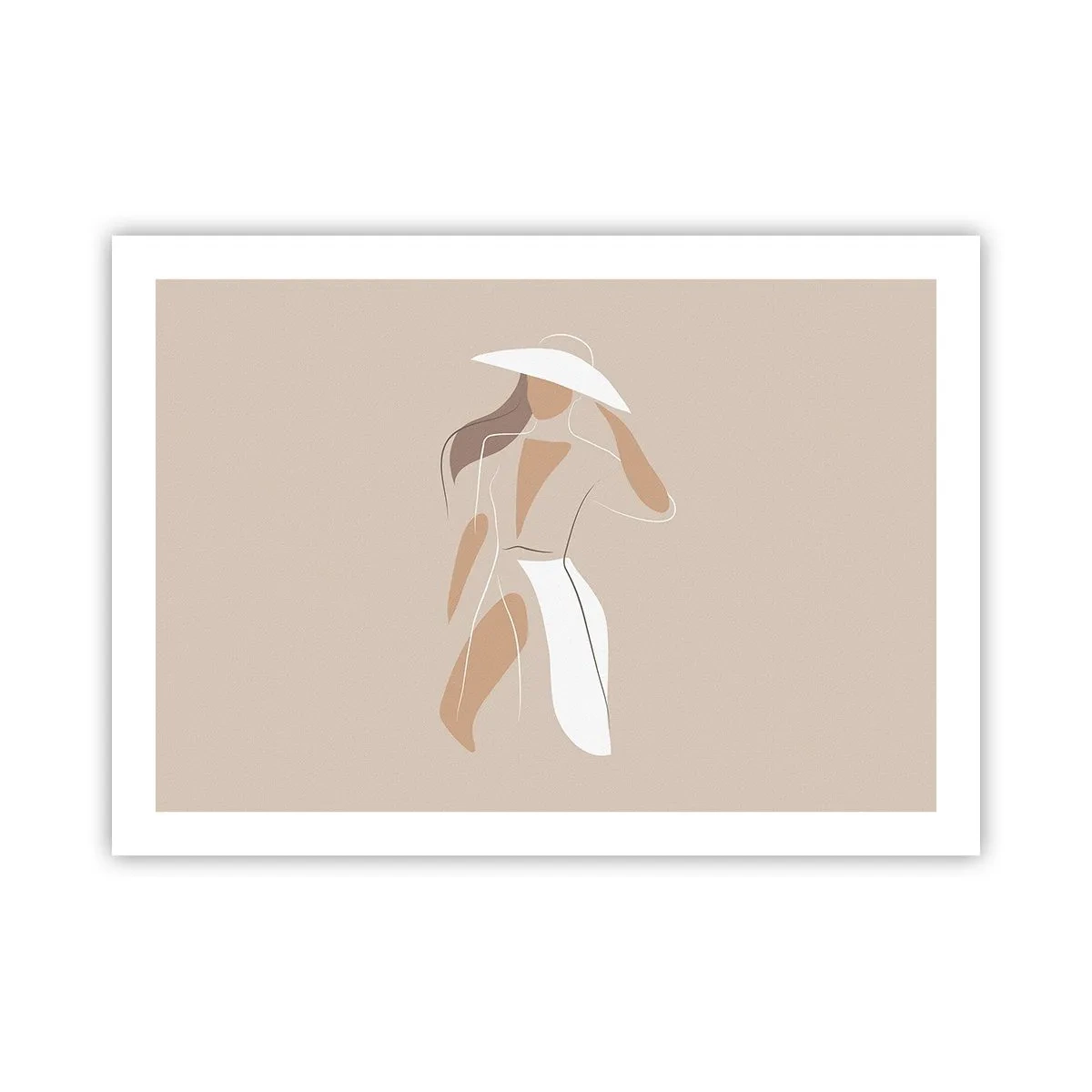 Affiche - Poster - Lea mode est un jeu - 70x50 cm