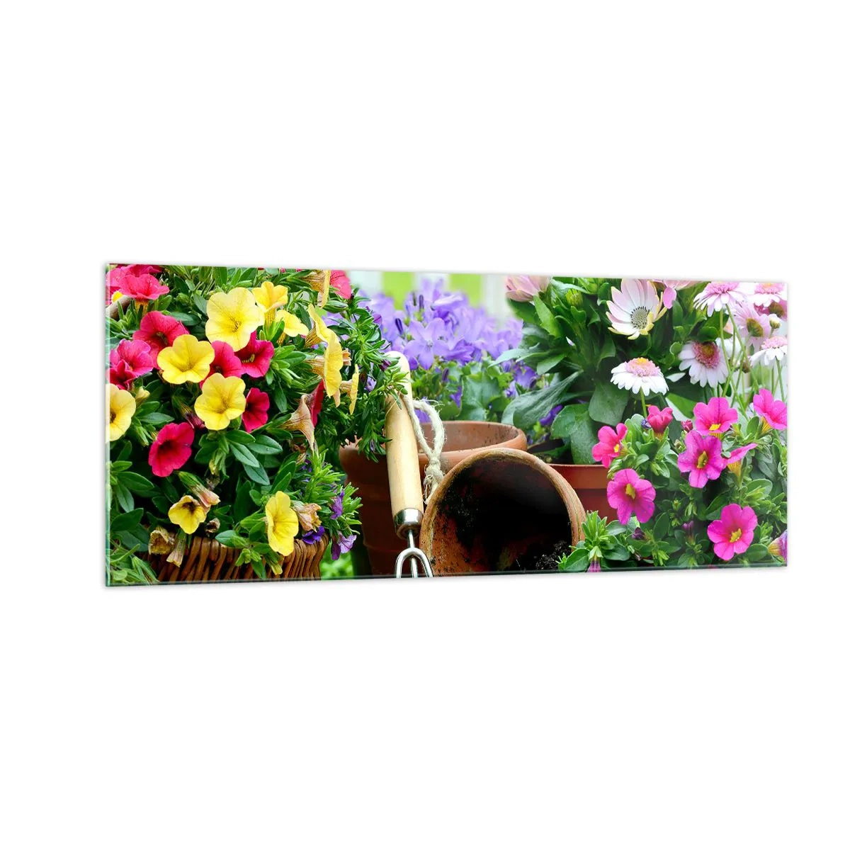 Impression sur verre - Image sur verre - Le jardin de Zosia - 100x40 cm