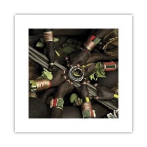 Affiche - Poster - Nous sommes ensemble - 30x30 cm