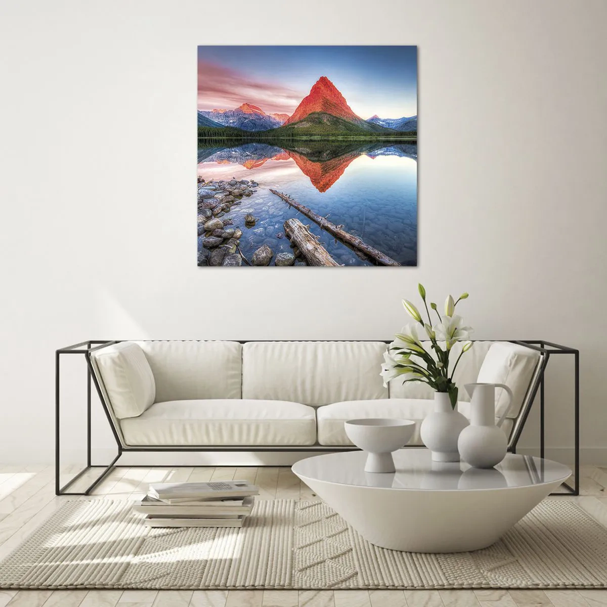 Impression sur verre - Image sur verre - Chaleur et fraicheur - 50x50 cm