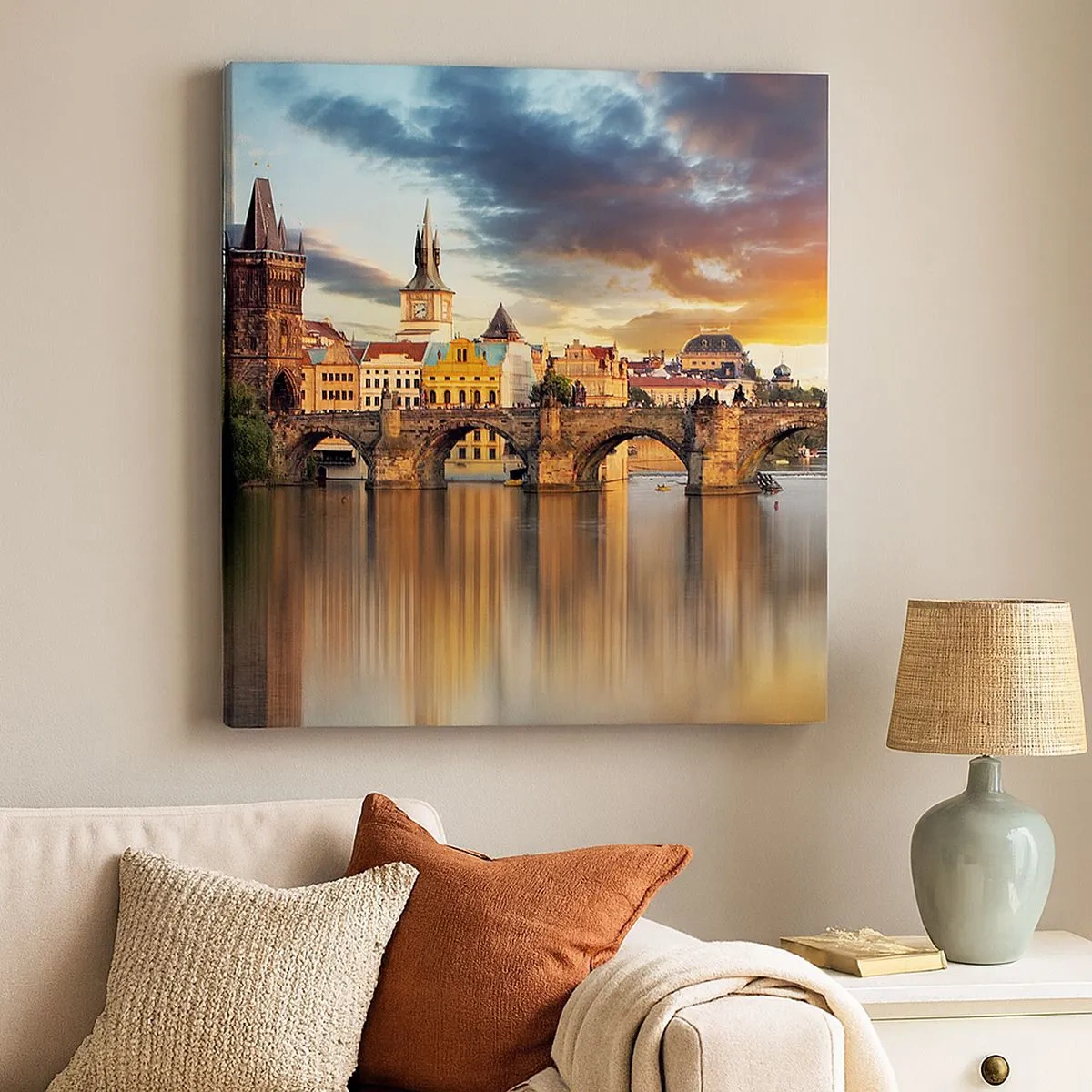 Impression sur toile - Image sur toile - Belle depuis des lustres - 30x30 cm