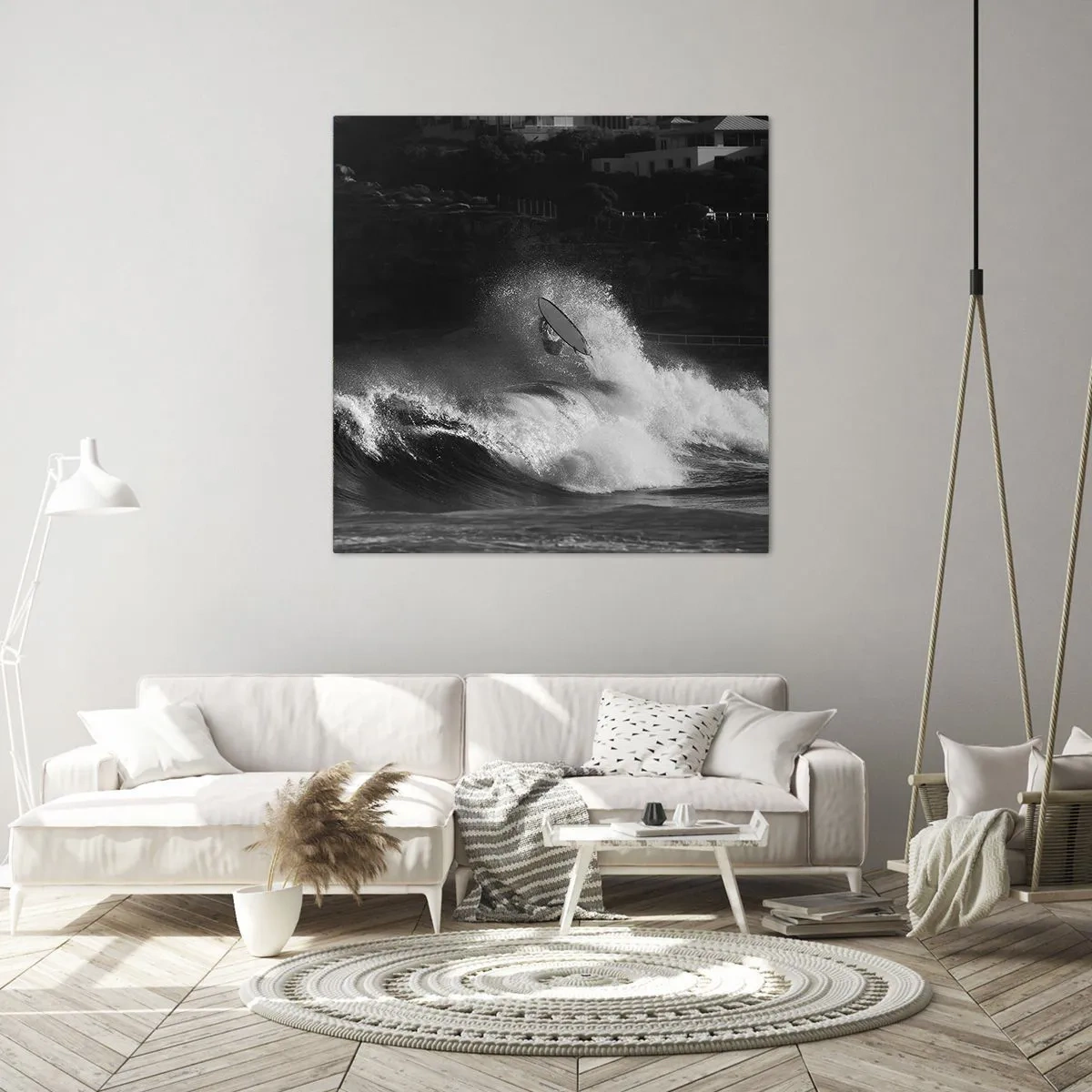 Impression sur toile - Image sur toile - Défi accepté! - 50x50 cm