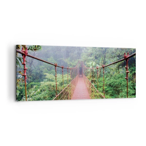 Impression sur toile - Image sur toile - Suspendu sur les couronnes - 100x40 cm