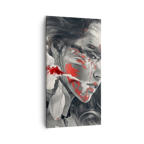 Impression sur toile - Image sur toile - Dans les fumées de l'absurde - 55x100 cm