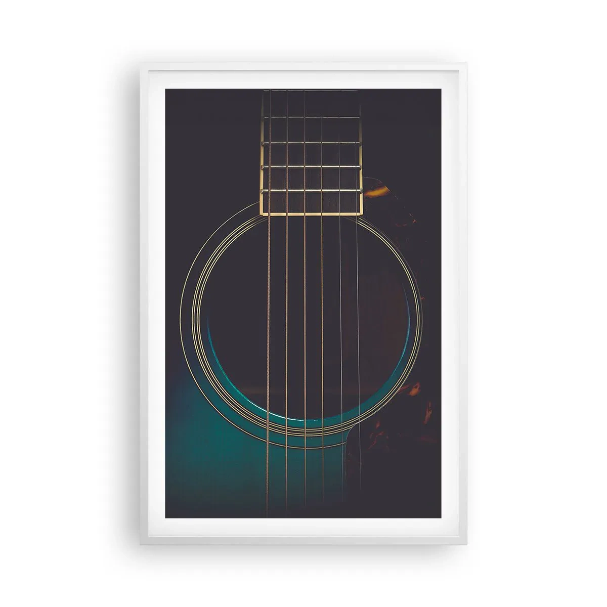 Affiche dans un cadre blanc - Poster - Le calme avant la tempête - 61x91 cm