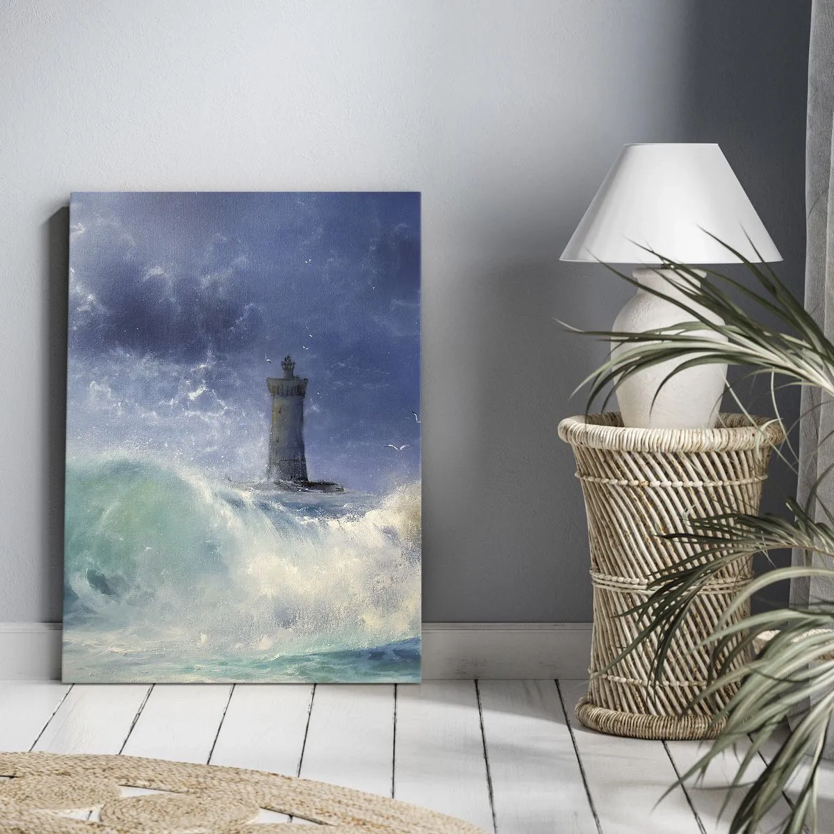 Impression sur toile - Image sur toile - En garde contre les éléments - 45x80 cm