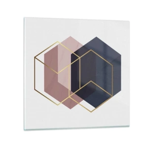Impression sur verre - Image sur verre - Le pouvoir de la simplicité - 70x70 cm