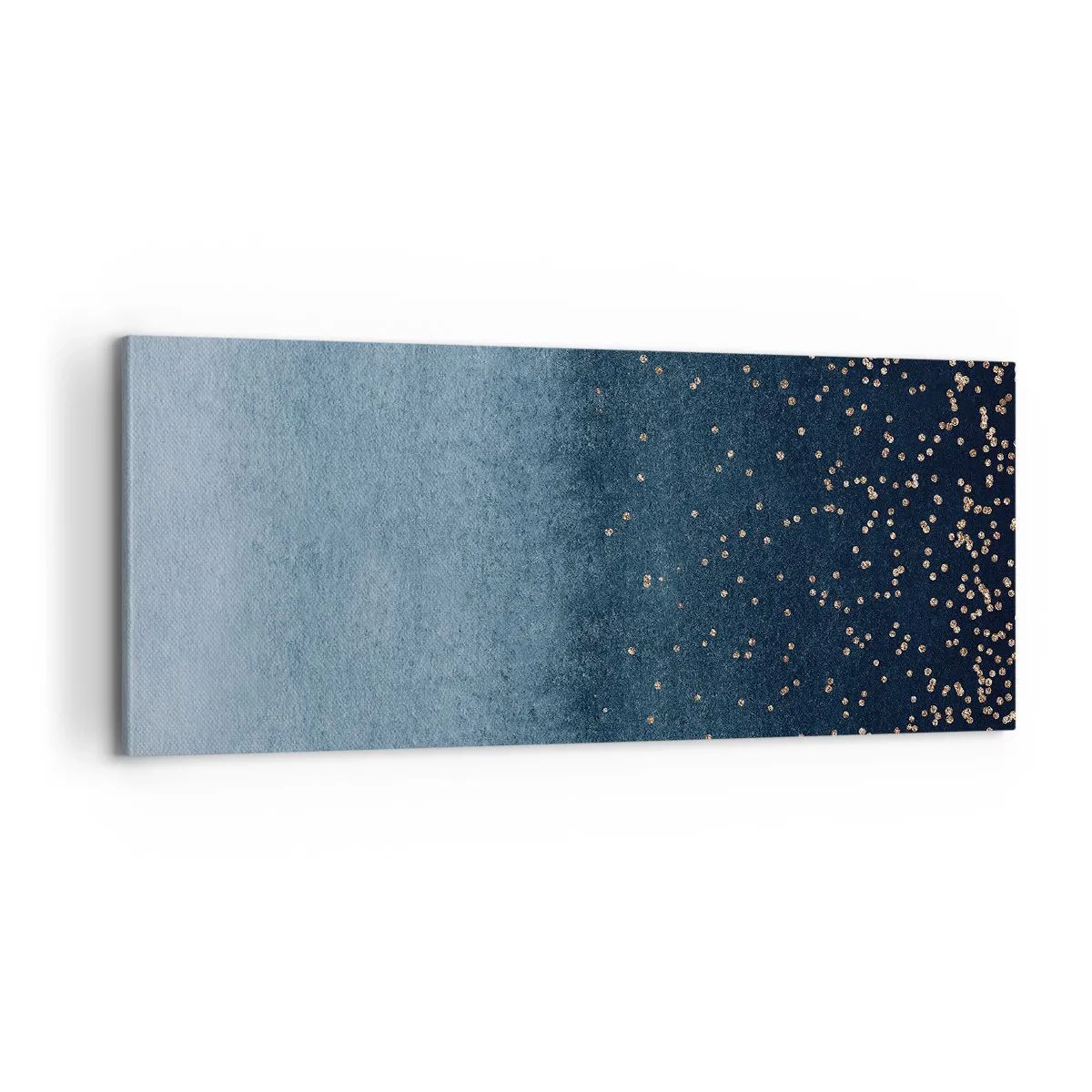 Impression sur toile - Image sur toile - Composition - phases bleues - 100x40 cm