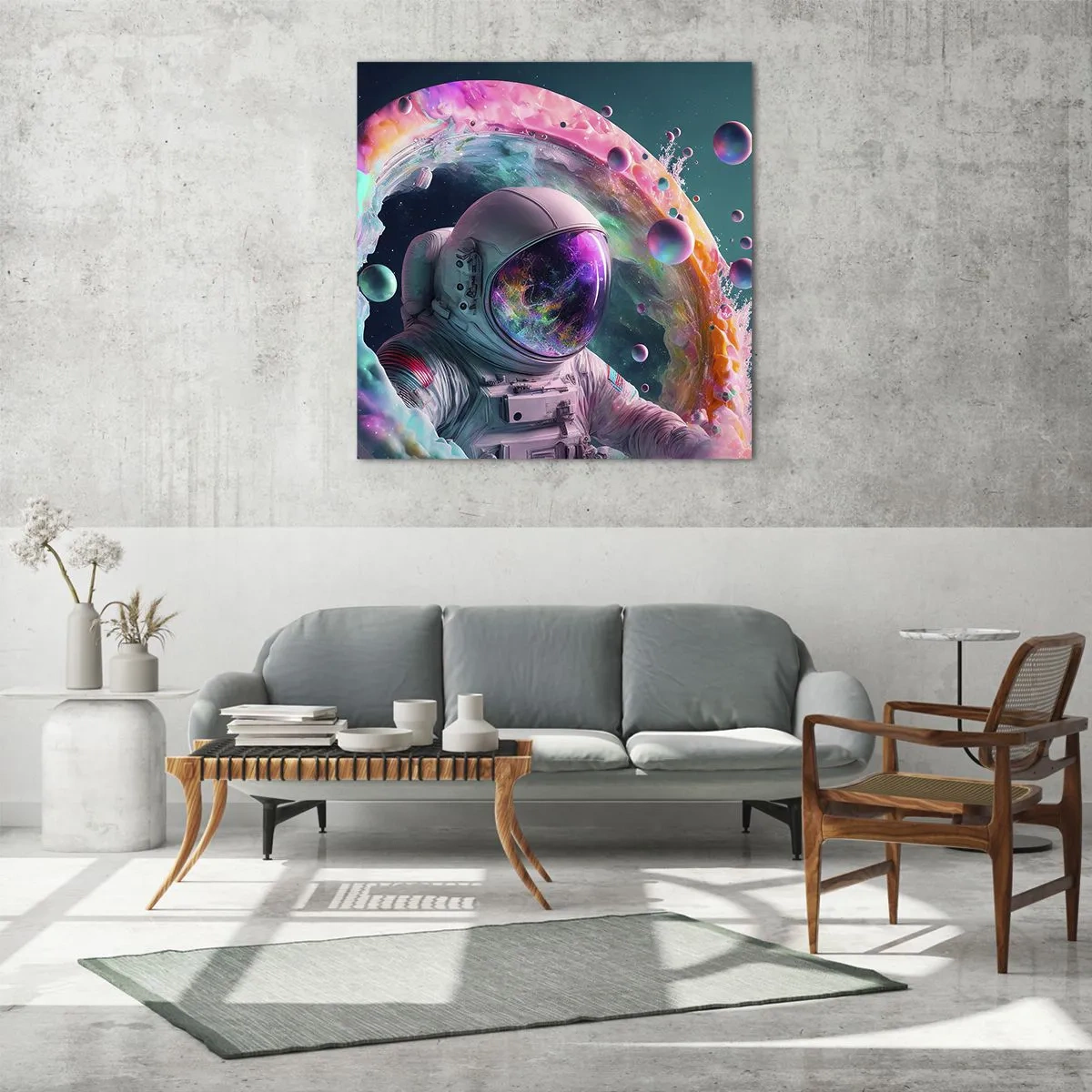 Impression sur verre - Image sur verre - porte des étoiles - 40x40 cm