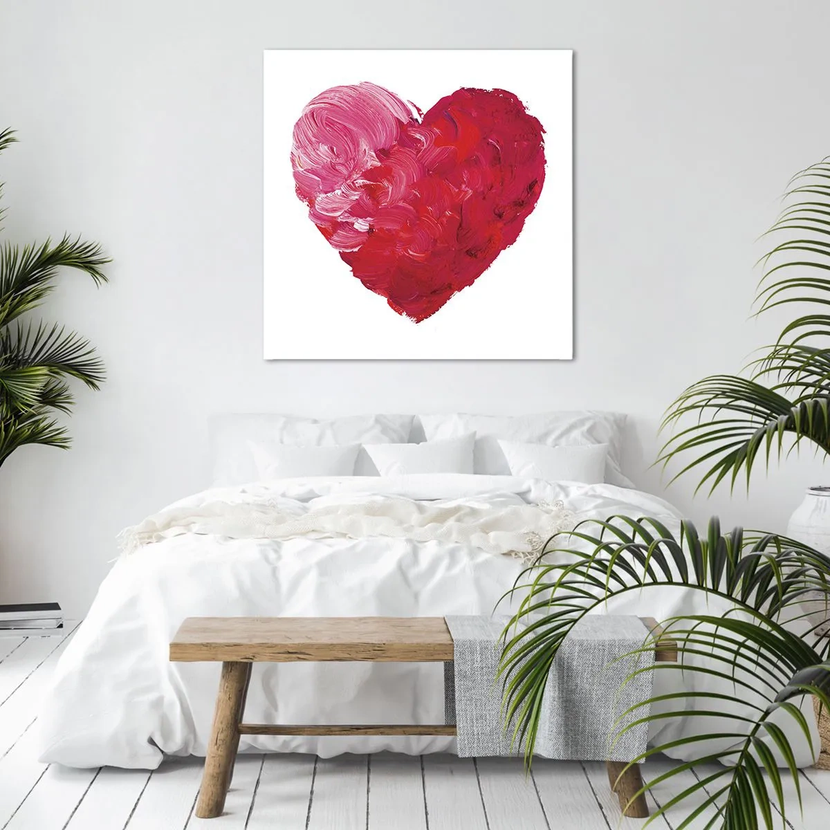 Impression sur toile - Image sur toile - All you need is love - 70x70 cm