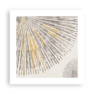 Affiche - Poster - La beauté du rayon - 40x40 cm