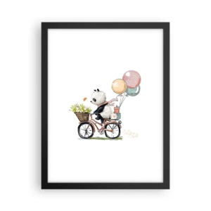 Affiche dans un cadre noir - Poster - Jour de chance - 30x40 cm