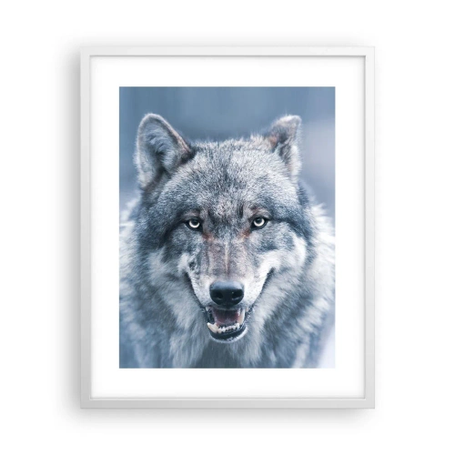 Affiche dans un cadre blanc - Poster - Relèverez-vous le défi ? - 40x50 cm