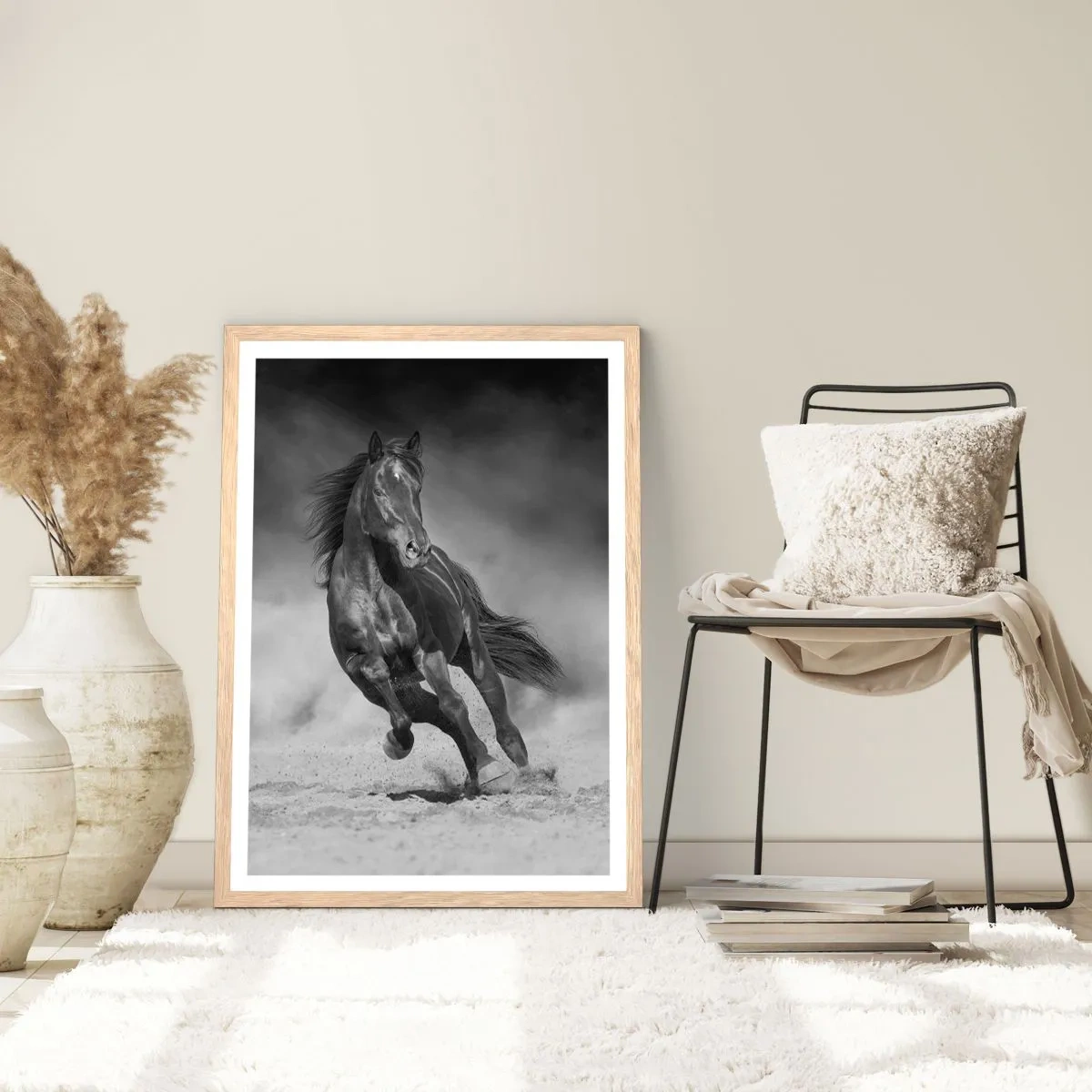 Affiche dans un chêne clair - Poster - Digne de l'émir lui-même - 50x70 cm