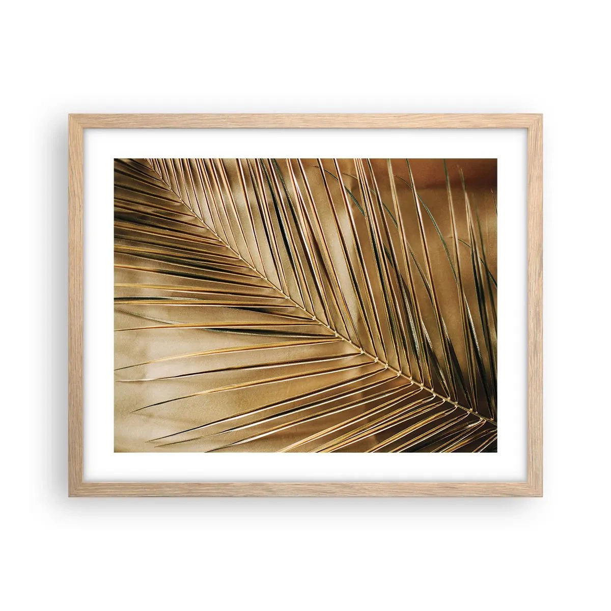 Affiche dans un chêne clair - Poster - Colonnade naturelle - 50x40 cm