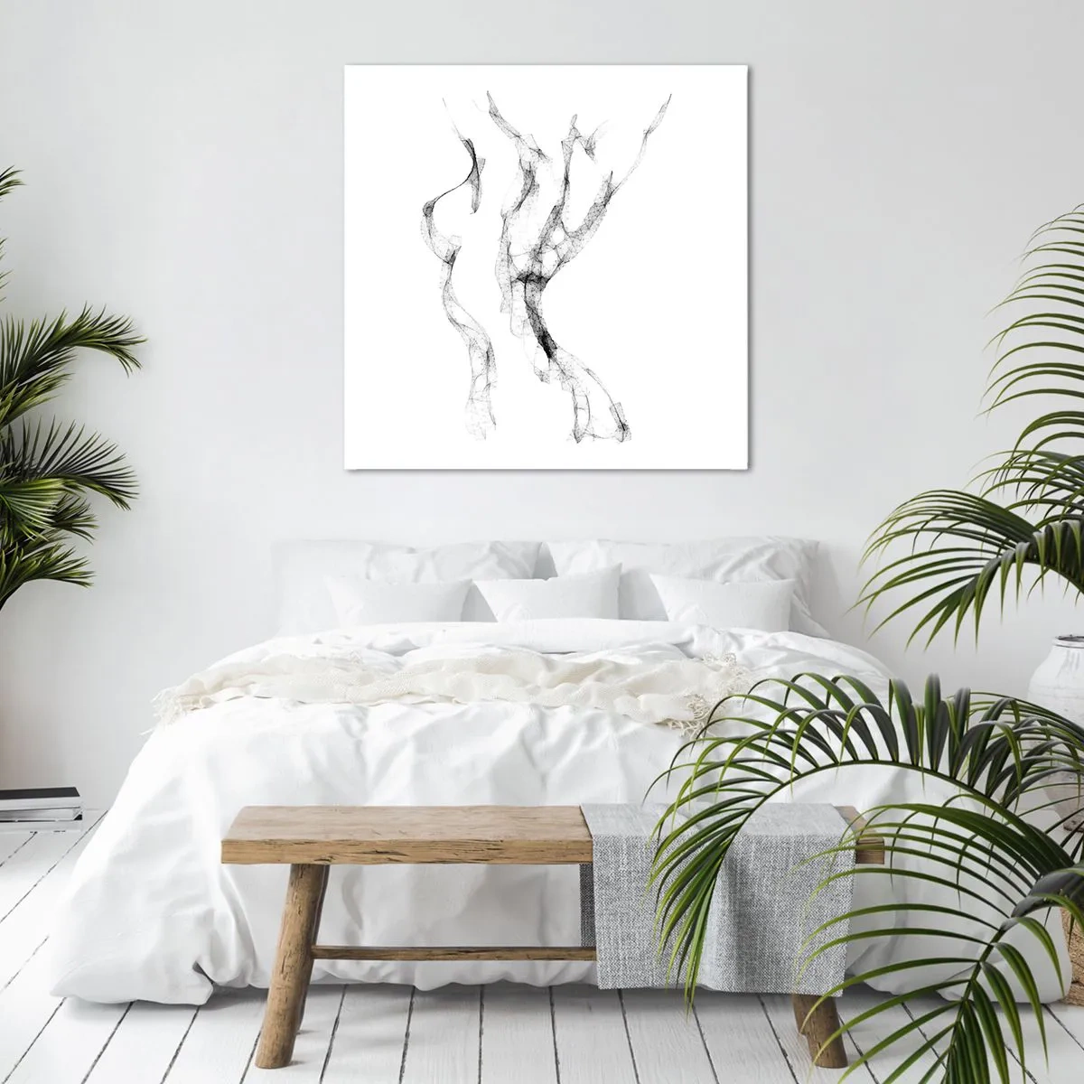 Impression sur toile - Image sur toile - Belle et forte - 40x40 cm