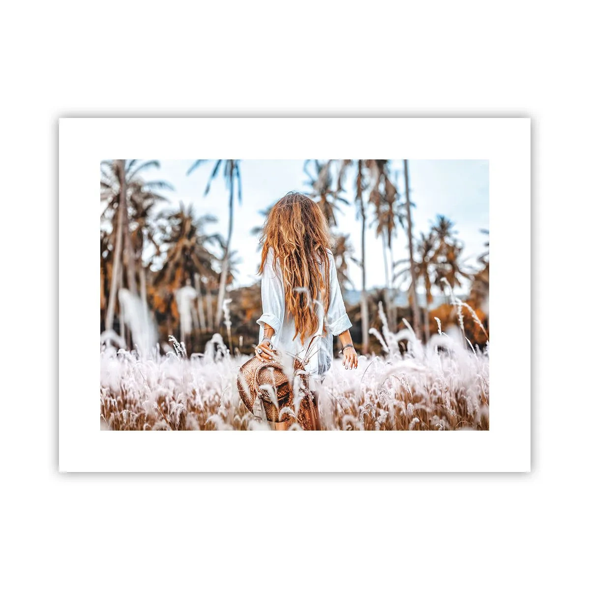 Affiche - Poster - Né de peluches d'herbe - 40x30 cm