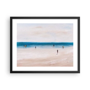 Affiche dans un cadre noir - Poster - Un besoin naturel - 50x40 cm