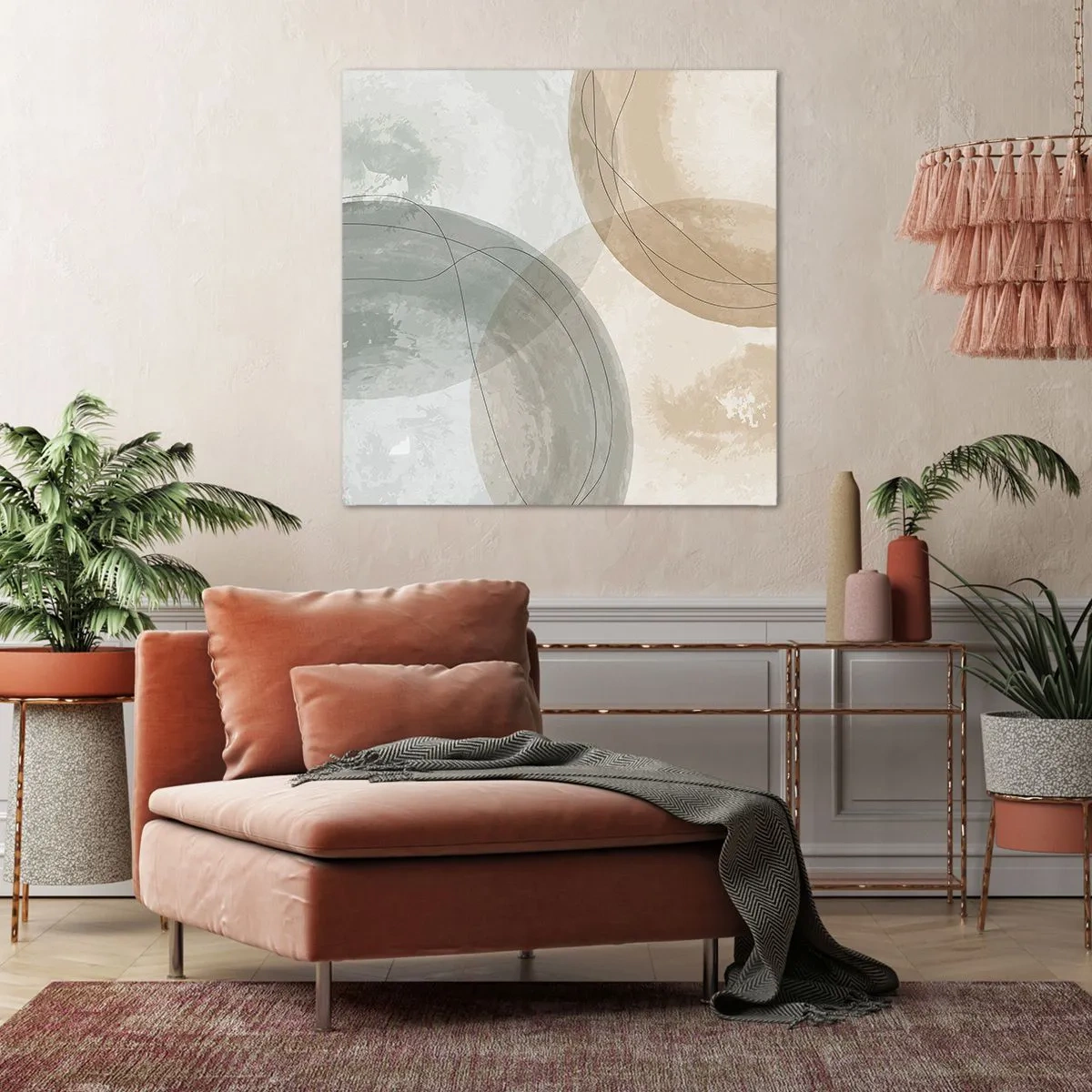 Impression sur toile - Image sur toile - Mondes pénétrants - 60x60 cm