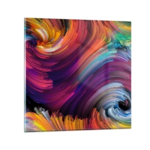 Impression sur verre - Image sur verre - Le début d'un nouveau monde - 40x40 cm